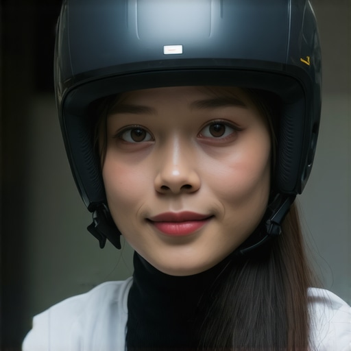 Futuristic smart helmet with augmented reality display for urban cyclists